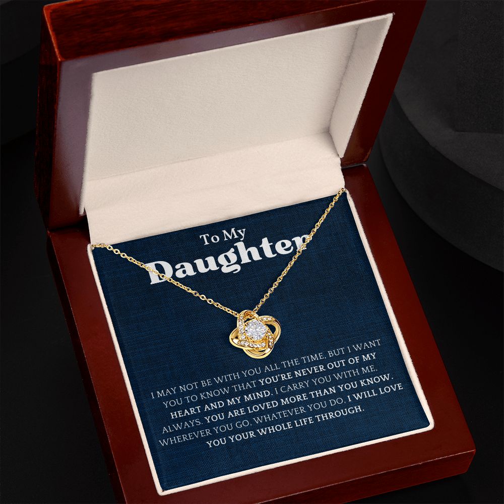 Daughter Necklace, I Carry You with Me Always