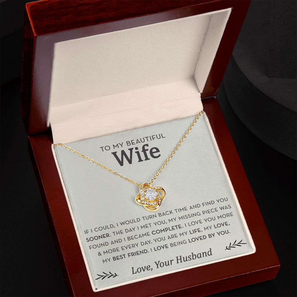Wife Necklace, I Love Being Loved By You