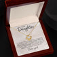 Daughter Necklace from Mom, I Love Everything About You