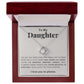 Daughter Knot Necklace, You're Beautiful in Every Way