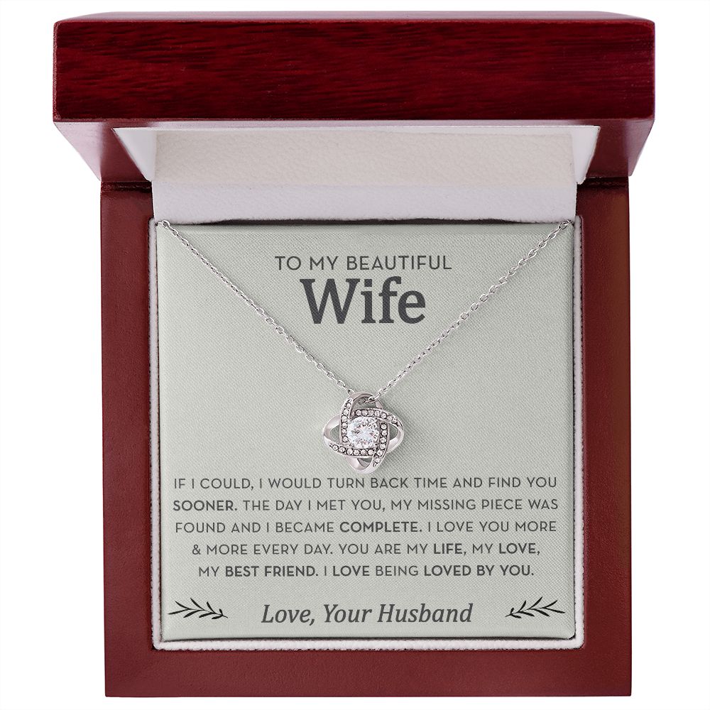 Wife Necklace, I Love Being Loved By You