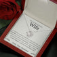Wife Necklace, I Love Being Loved By You