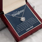 Daughter Knot Necklace from Dad, Always in my Heart and Mind