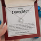 Daughter Knot Necklace, You're Beautiful in Every Way