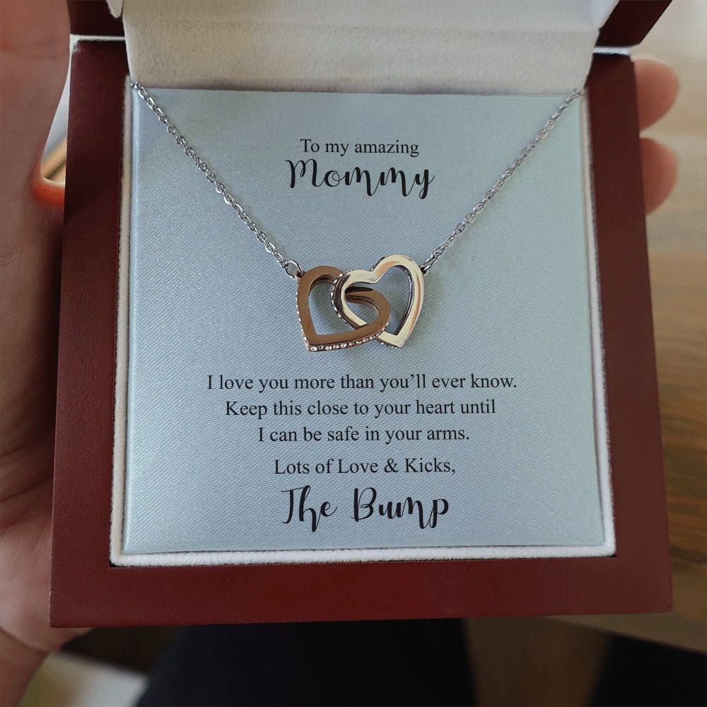 Expectant Mommy Gift, Gift for Mommy, Maternity Gift, Mom to Be Gift, Expecting Mother Gift, Expectant Mommy Necklace, From the Bump Gift