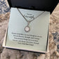 You Are Enough Necklace, Affirmation Gift