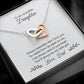 Daughter Necklace from Dad, Always Remember That I Love You