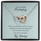 Expectant Mommy Gift, Gift for Mommy, Maternity Gift, Mom to Be Gift, Expecting Mother Gift, Expectant Mommy Necklace, From the Bump Gift