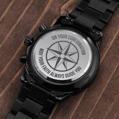 Confirmation Watch for Boy, May Your Faith Always Guide You, Confirmation Gift for Boy