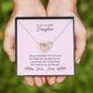 Mom & Daughter Necklace, Always Remember That I Love You