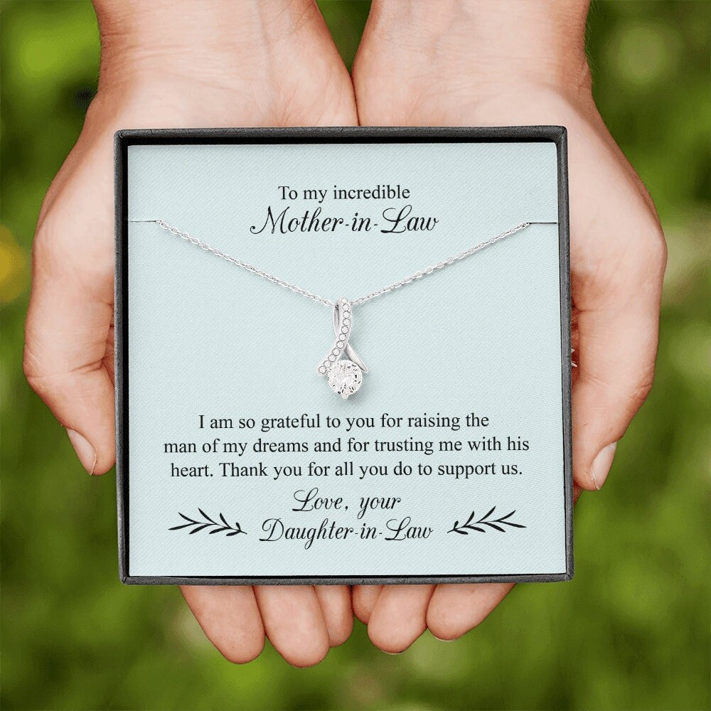 Gift for Mother-In-Law, Mother-In-Law Thank You Gift, Mother-in-Law Necklace