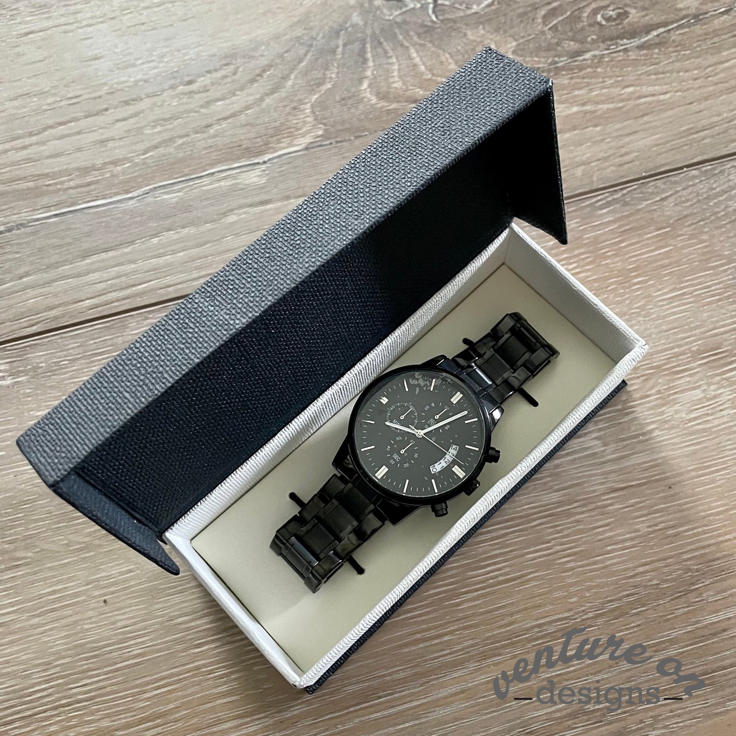 Bonus Dad Sentimental Engraved Watch, Bonus Dad Gift, Stepdad Gift