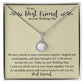 To My Best Friend on Your Wedding Day Necklace