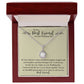 To My Best Friend on Your Wedding Day Necklace