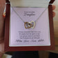 Mom & Daughter Necklace, Always Remember That I Love You