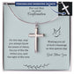 Personalized Gift for Son Confirmation, Cross Necklace for Son Confirmation