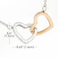 Mom & Daughter Necklace, Always Remember That I Love You