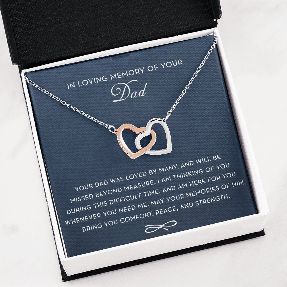In Loving Memory of Your Dad, Memorial Gift For Loss of Father, Grief Gift