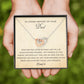In Loving Memory of your Dad Necklace, Memorial Gift For Loss of Father