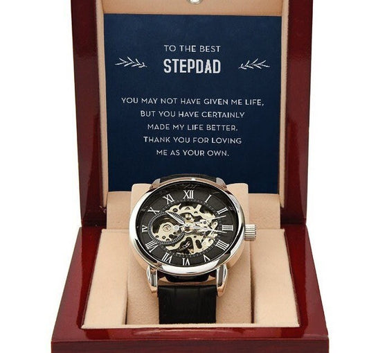 Stepdad Gift, Step Dad Appreciation Watch