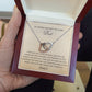 In Loving Memory of your Dad Necklace, Memorial Gift For Loss of Father