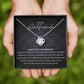 To My Girlfriend Gift, 1st Anniversary Gift for Girlfriend, Girlfriend Necklace