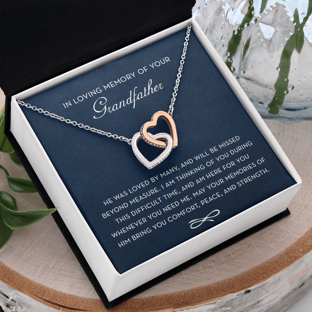 In Loving Memory of your Grandfather, Memorial Gift For Loss of Grandfather, Grandfather Condolence Gift