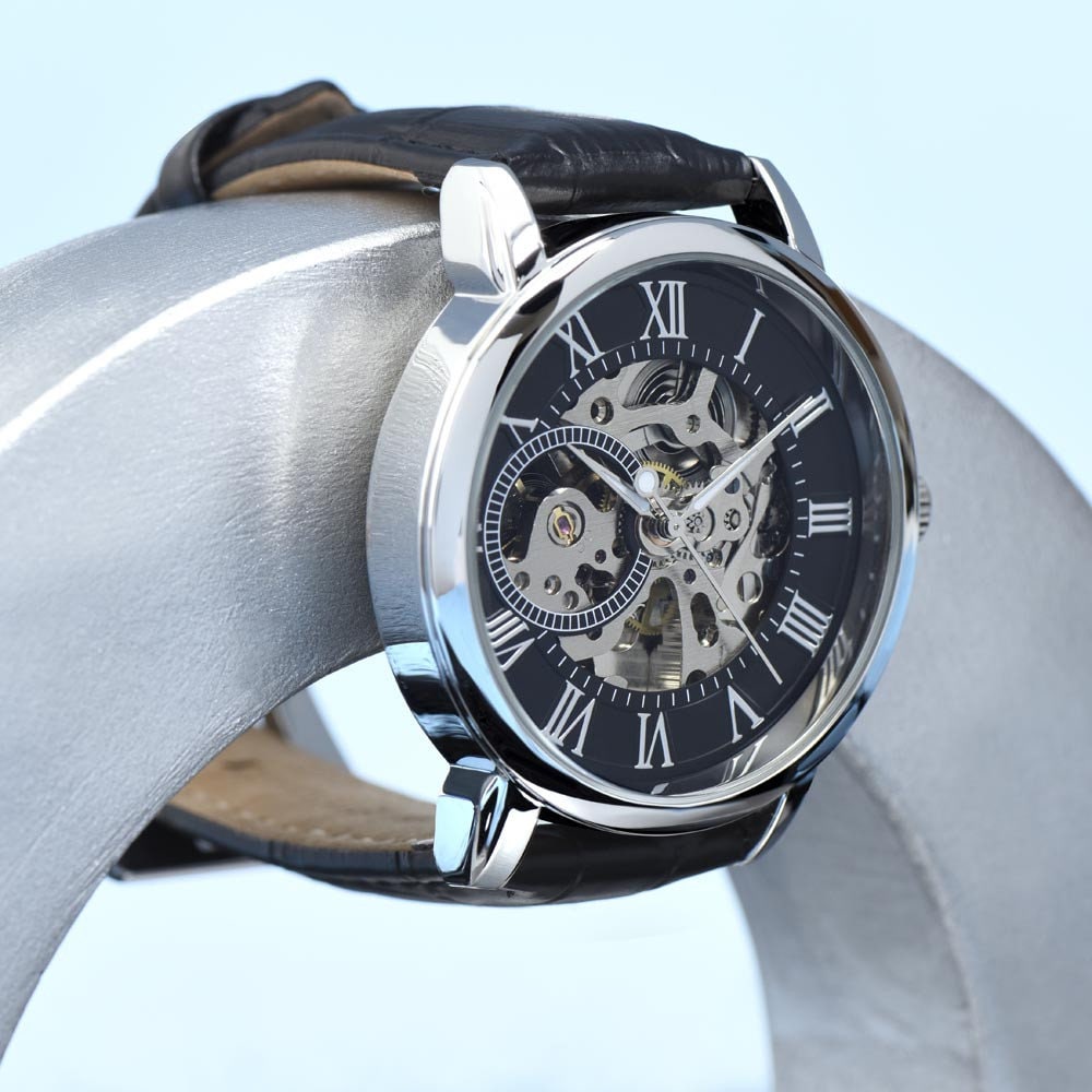 To the Best Dad Gift, Father's Day Watch, Thank You For Being There For Me, Modern Watch