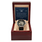 To the Best Dad Gift, Father's Day Watch, Thank You For Being There For Me, Modern Watch
