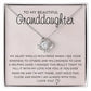 Granddaughter Gift Knot Necklace, I Am Always With You