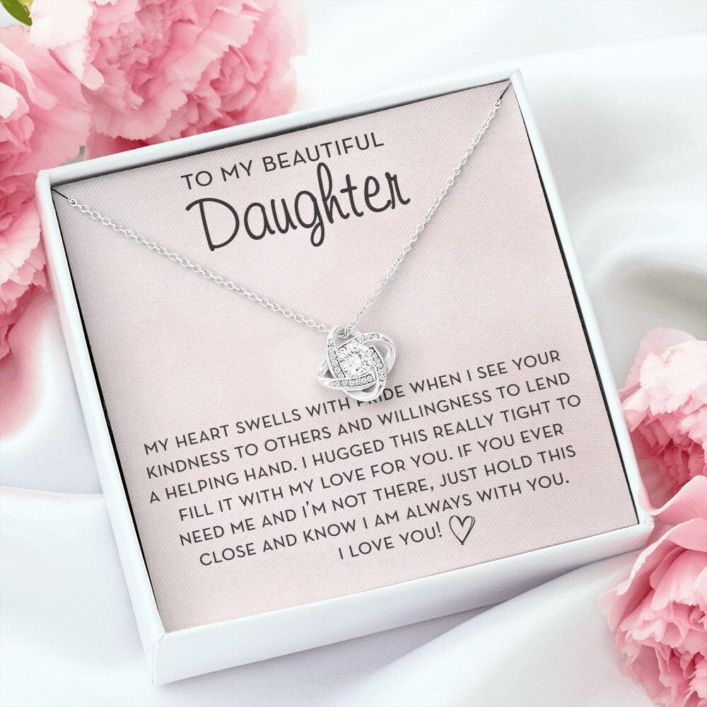 Daughter Necklace Gift, I Am Always With You