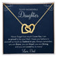 Daughter Necklace from Dad, Christmas Gift for Daughter from Dad, Proud To Be Your Dad