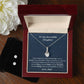 Daughter Jewelry Set from Dad, Never Forget How Much I Love You