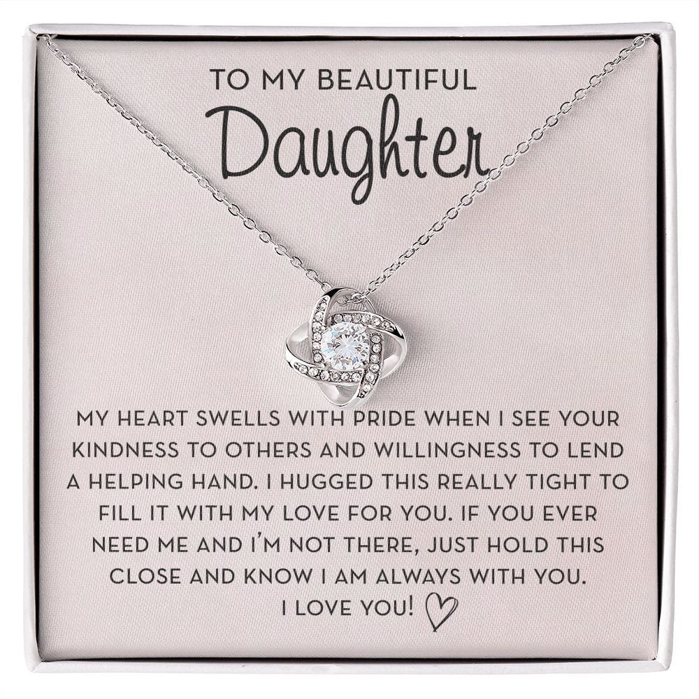 Daughter Necklace Gift, I Am Always With You