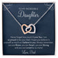 Daughter Necklace from Dad, Christmas Gift for Daughter from Dad, Proud To Be Your Dad