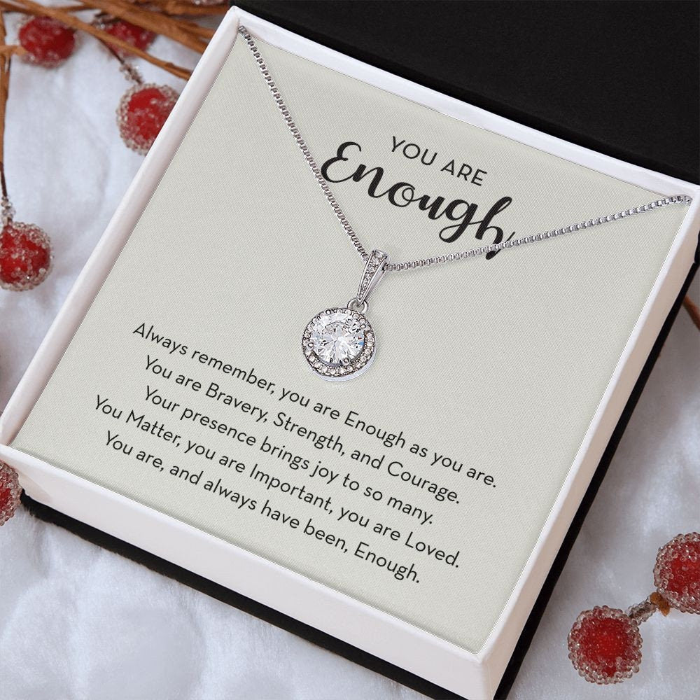 You are Enough Jewelry, Inspirational / Encouragement Gift, Mental Health, You Matter, You are Important Necklace, Motivational Gift Ideas
