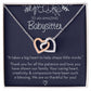 Thank You Gift for Babysitter, Babysitter Thank You Hearts Necklace, Babysitter Appreciation Jewelry, Babysitter Necklace / Gift / Jewelry