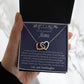To My Nana Necklace from Granddaughter, You Mean the World to Me