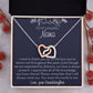 To My Nana Necklace from Granddaughter, You Mean the World to Me