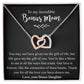 Bonus Mom Gift from Bonus Daughter, Bonus Mom Necklace