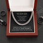 To Our Son Chain Necklace, Gift for Son from Parents, Graduation Gift for Son from Parents