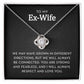 To My Ex-Wife Necklace, Gift for Ex-Wife, Always be Connected, Gift from Ex-Husband, Ex-Wife Birthday / Christmas / Mother's Day Gift