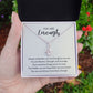 You are Enough Necklace, Encouragement Gift for Her