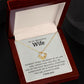To My Wife Knot Necklace, Romantic Gift for Wife