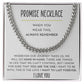 Promise Necklace for Him, Promise Gift for Boyfriend, Always Remember Anniversary Gift