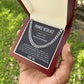 Promise Cuban Chain Necklace for Him, Promise Gift for Boyfriend