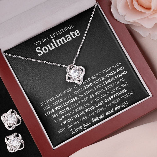 Soulmate Jewelry Set For Her, If I Had One Wish