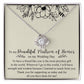 Matron of Honor Thank You Necklace, Wedding Day Gift from Bride, Matron of Honor Friend Gift, Bridal Party Gifts, MOH Necklace from Bride