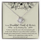 Maid of Honor Sister Necklace, Wedding Day Gift from Bride, Maid of Honor Sister Gift, Bridal Party Gifts, MOH Necklace from Bride, MOH Gift