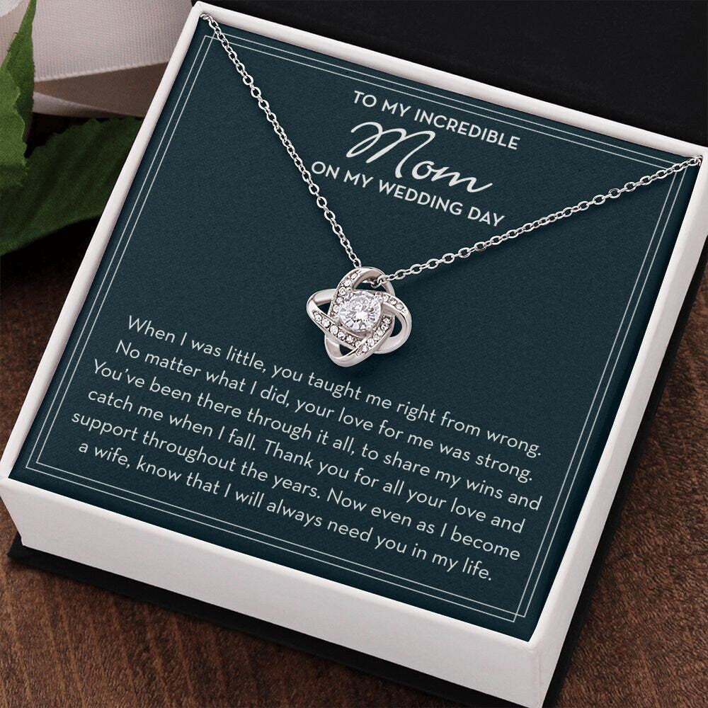 Mother of the Bride Gift From Daughter, Bride Gift for Mom, Wedding Day Gift for Mom